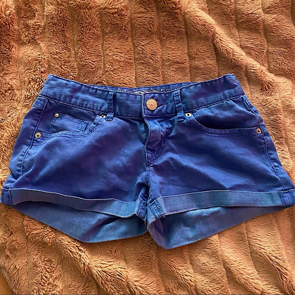Express Blue Jean Shorts